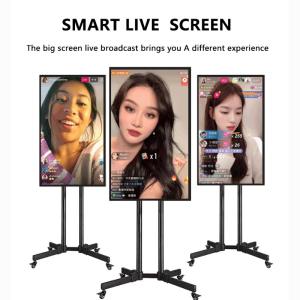China Smart Live Streaming Equipment Streaming Broadcasting Equipment Stand 43 Inch 55 Inch wholesale