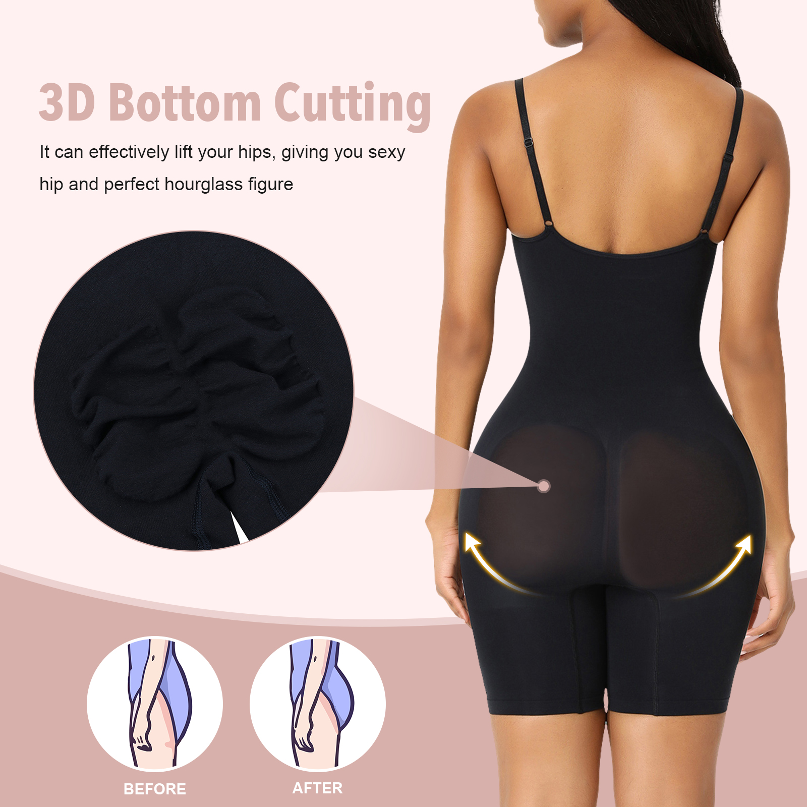 Spring Summer Autumn Winter Shapewear for Women Seamless High Waist Full Body Shaper