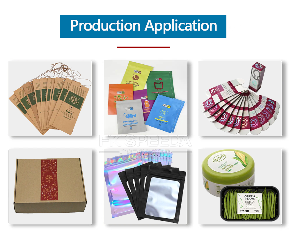 High Speed Label Machine Automatic/Flat Labeling Machine with Encoder 30 pcs/h 15 mm