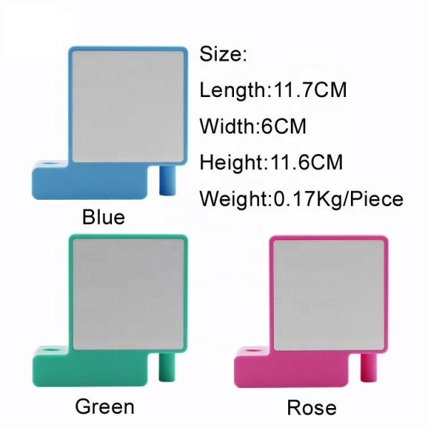 Blank Plastic Sublimation Pen Holder Custom Office Desk Pencil Container Brush Pot