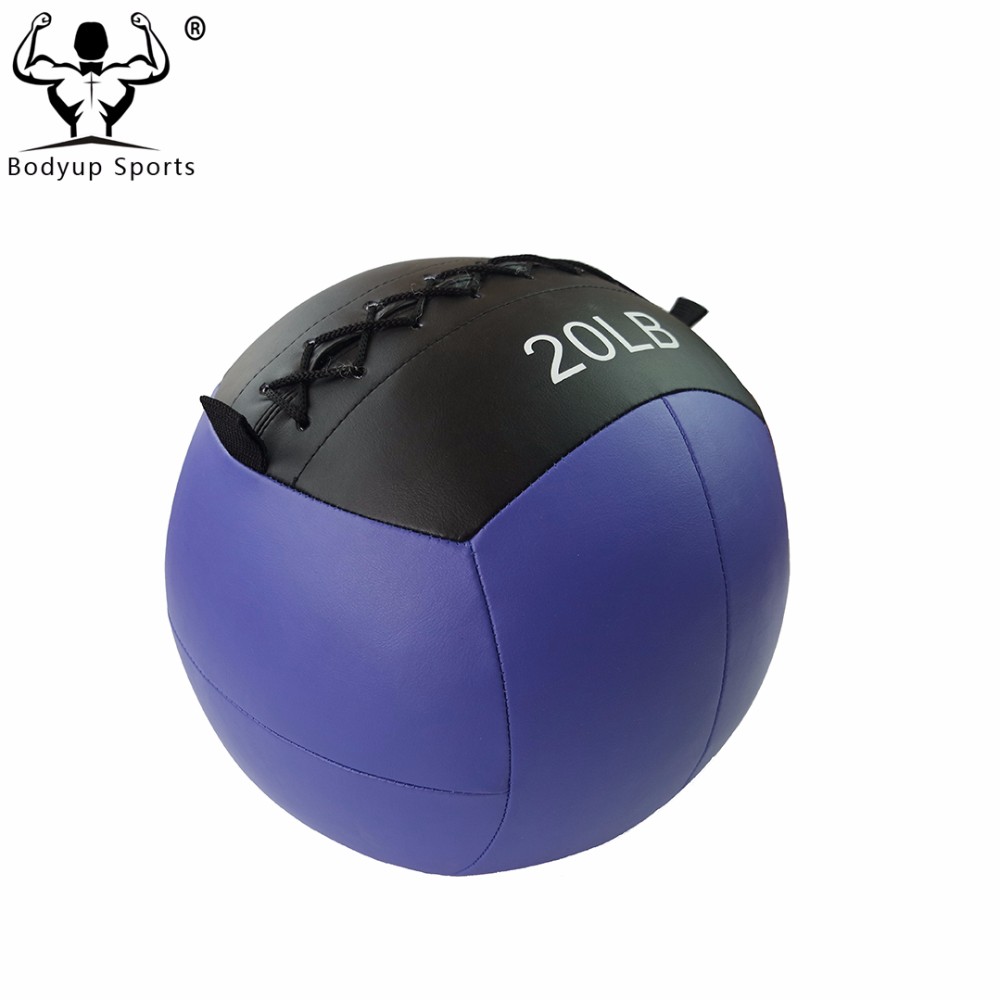 Customized Color Soft Medicine Ball PU Material High Impact Withstand