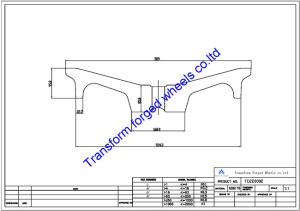 China TC220002 22 inch forged center disk blanks wholesale