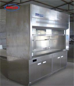 China Stainless Steel Ducted Fume Hood with LED Lighting for Improved Ventilation wholesale