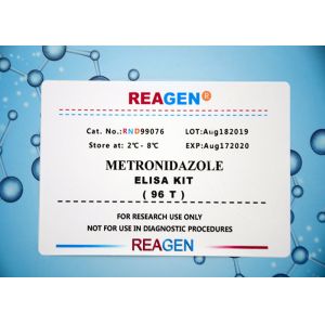 Metronidazole ELISA Test Kit High Recovery (70% - 95%) Used For Serum / Milk