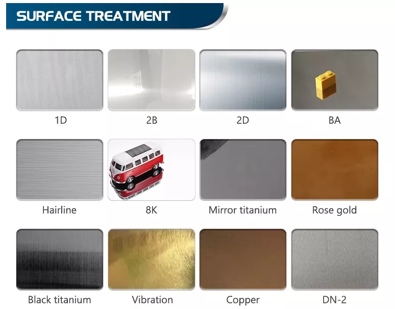 HL Stainless Steel Metal Plate NO.4 Embossed Non Radioactive 409L
