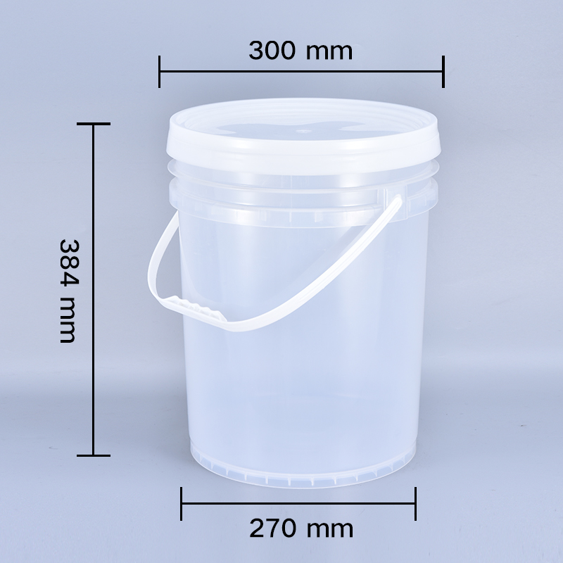 Food Storage with UMETASS 5 Gallon Clear Plastic Bucket Printing Silk Screen Printing