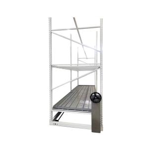 China Industrial Rubber Wheel Heavy Duty Galvanized Steel Garden Beds Width 61cm-178cm wholesale