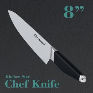 China G10 Fiberglass Handle Cerasteel Knife 8'' Chef Knife wholesale