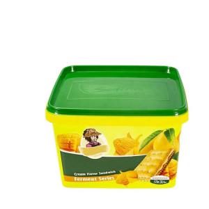 China Food Grade Small HDPE Plastic Container Square With Sealing Lid wholesale