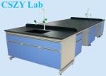Cheap Price Professional School Lab Furniture Island Bench With PP sink