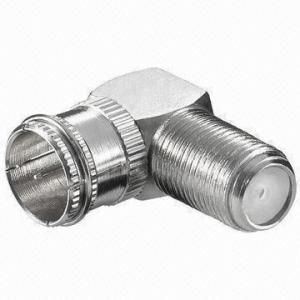China F Right Angle adapter Quick Male To F Female wholesale