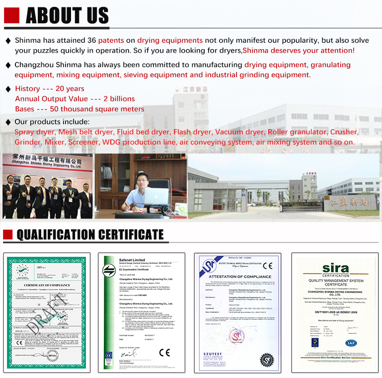 Chemical Industrial Belt Dryer Herbs Chemicals Machinery Conveyor Belt Drying System
