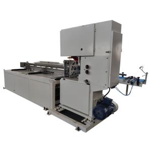 China Automatic High speed White Maxi Roll Toilet Paper Cutting Machine 2.7t 15kw wholesale