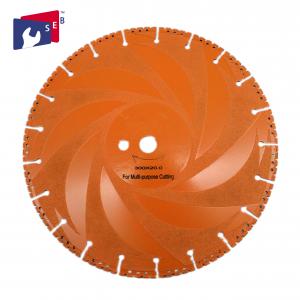 China Metal Cutting 12&quot; Ductile Iron Diamond Blade Alloy Steel Blade Material wholesale