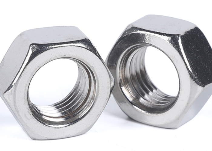 M3 M4 Stainless steel Hexagon Flange Nuts SS304 SS316 A2 A4-80 Metal hex Flange nuts
