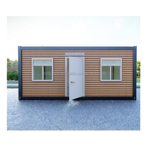20ft Prefabricated Wooden House Steel Frame Tiny Home for Forest Residential Container Mobile Prefabricated Houses Sale