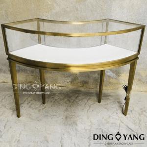 China Curve 1350X550X960MM Jewellery Shop Display Cabinets wholesale
