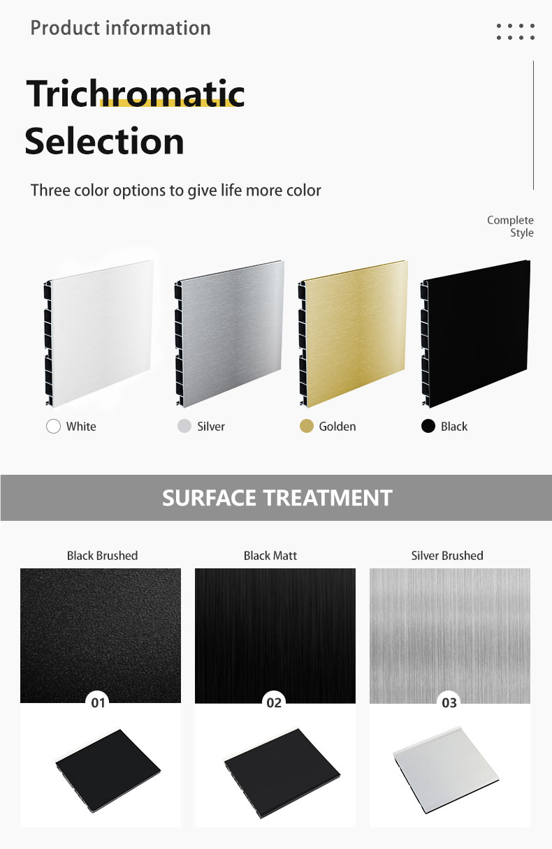 Baseboard Accessories PVC Skirting Board Holding-Down Line in Modern Design 24cm Width