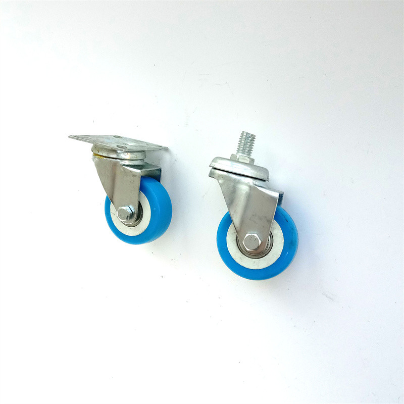 TPR 2 Inch Caster Wheels For Small Furniture Cart