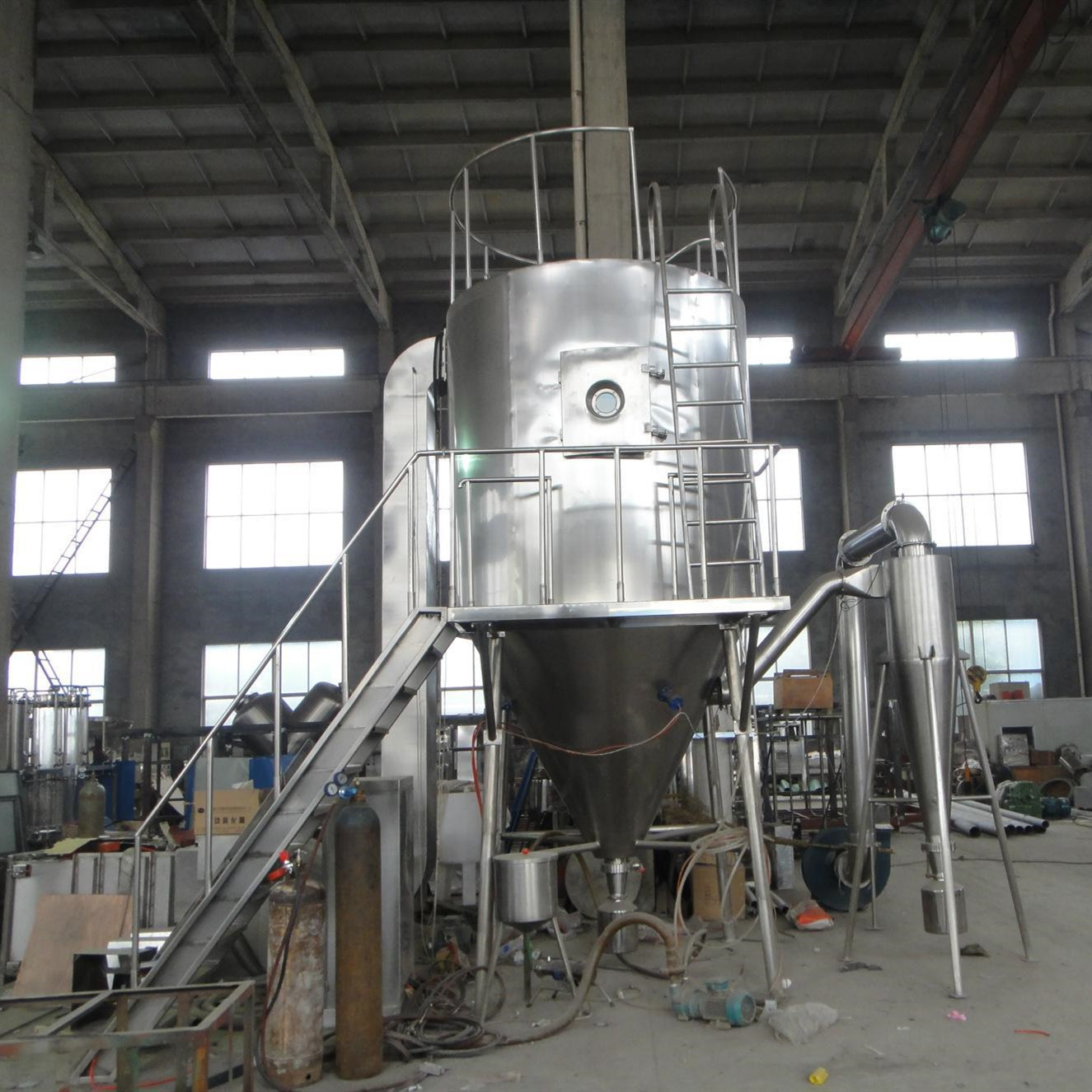 Electric Heating High Speed Centrifugal Spray Dryer For Graphene Carbon Powder