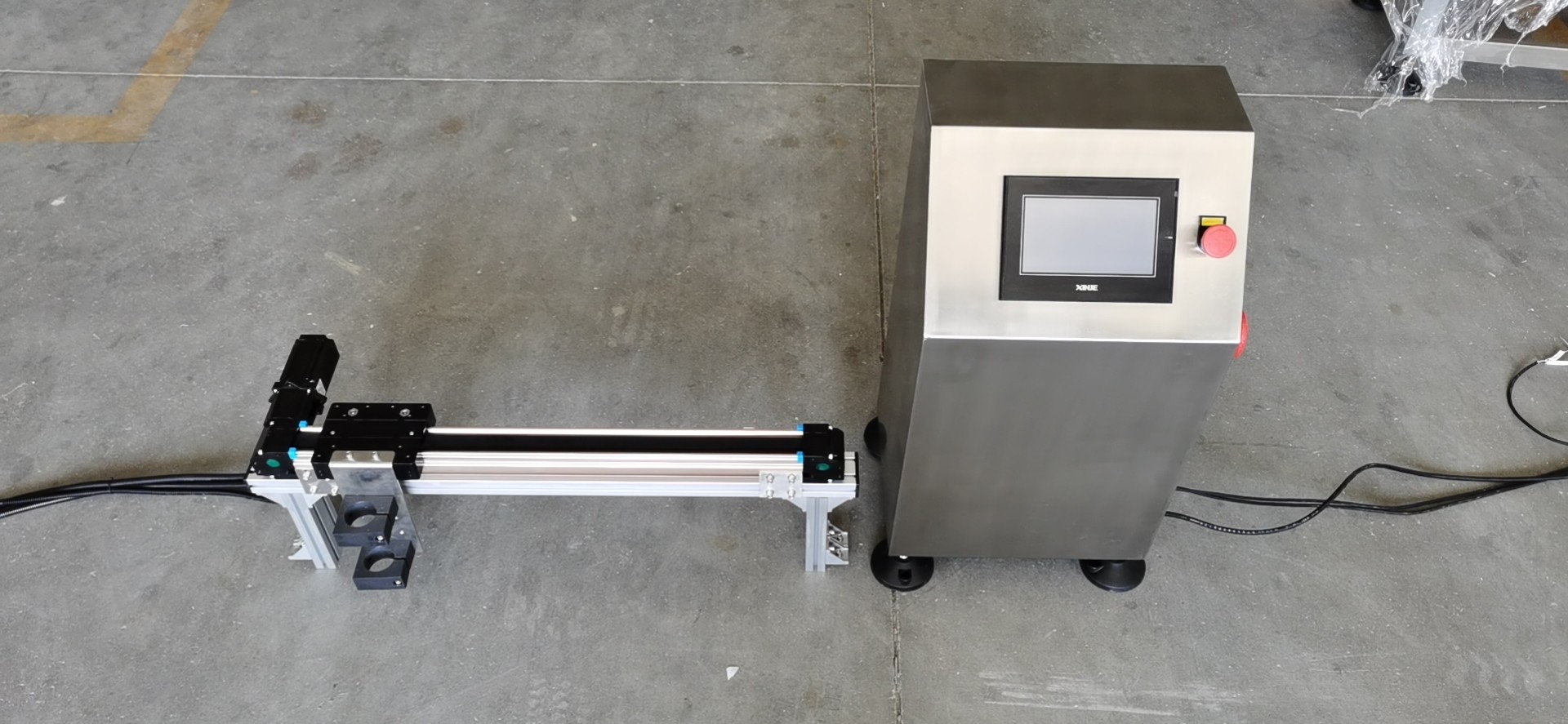 Sliding Table Packing Machine Traverse System For Coding