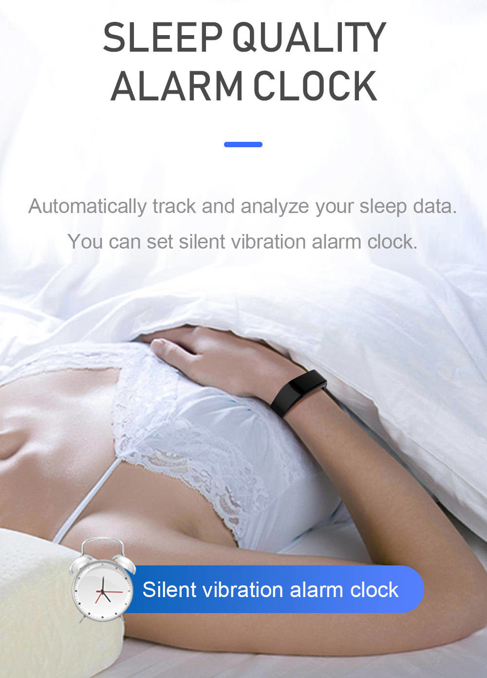 Calorie Monitoring Wristband Fitness Tracker Weather Temperature Sports Sharing