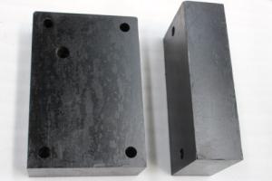 China Black PU Polyurethane Pressure Relief Block , 90A - 95A Polyurethane Parts wholesale