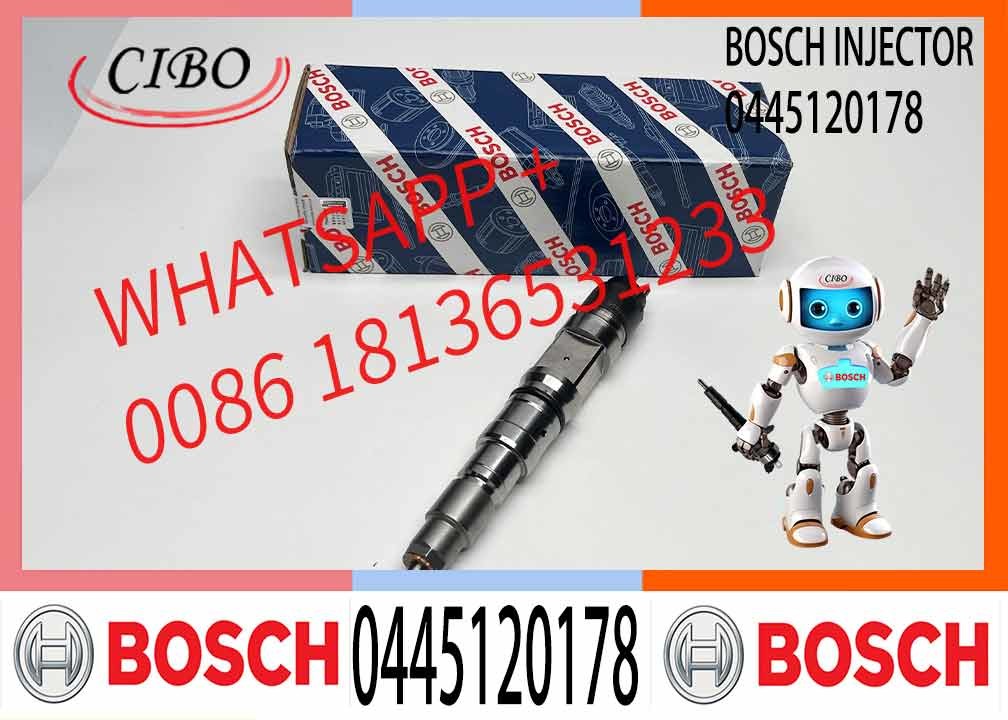 0445120178 Fuel Injector 0 445 120 178 For Engine 5343, 5344 OE 53401112010
