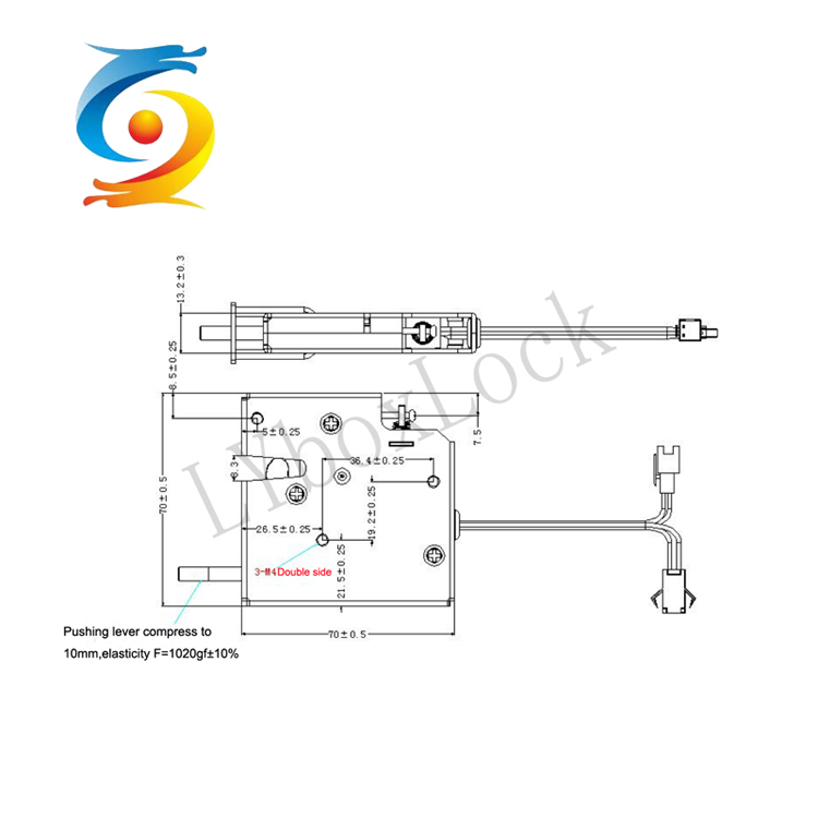 DC 12V Magnetic Solenoid Lock Stainless Steel For Luggage Storage Cabinet