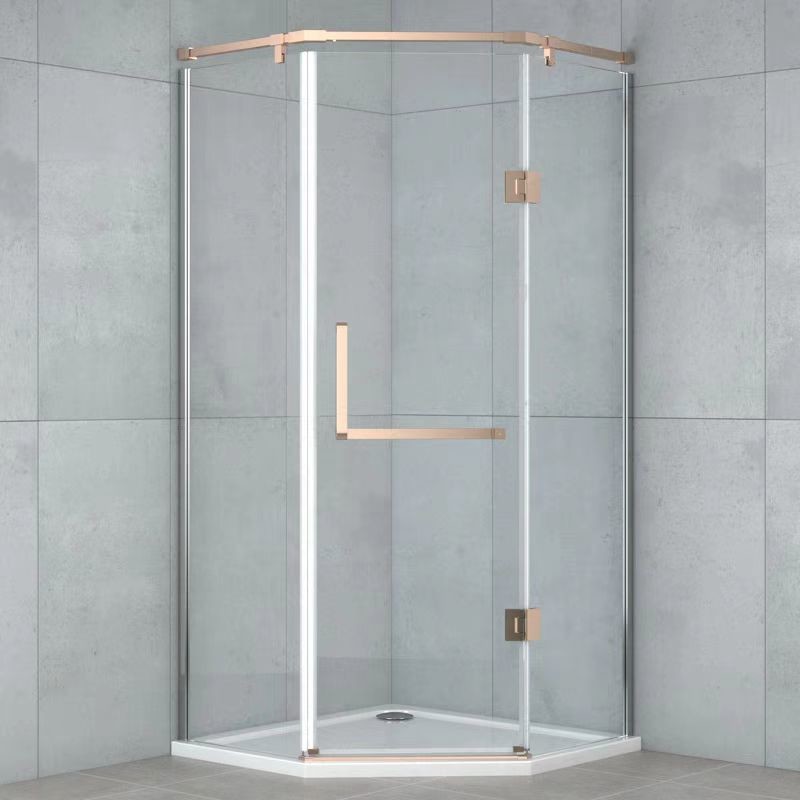 135 Degrees Partitioned Shower Door Profile Waterproof Shower Door Hardware