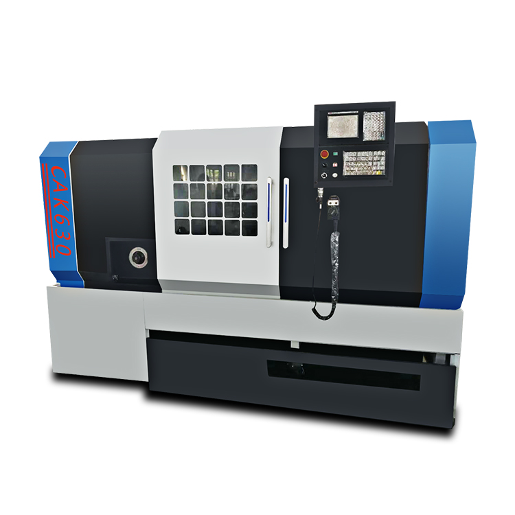 GSK CNC Control System TCK420 Slant Bed Turret Precision Lathe 500mm Workpiece Length