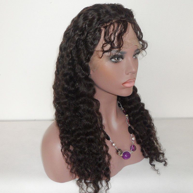 Unprocessed Tangle Free Human Hair Wholesale/100 Brazilian Virgin Hair Full Lace Wigs