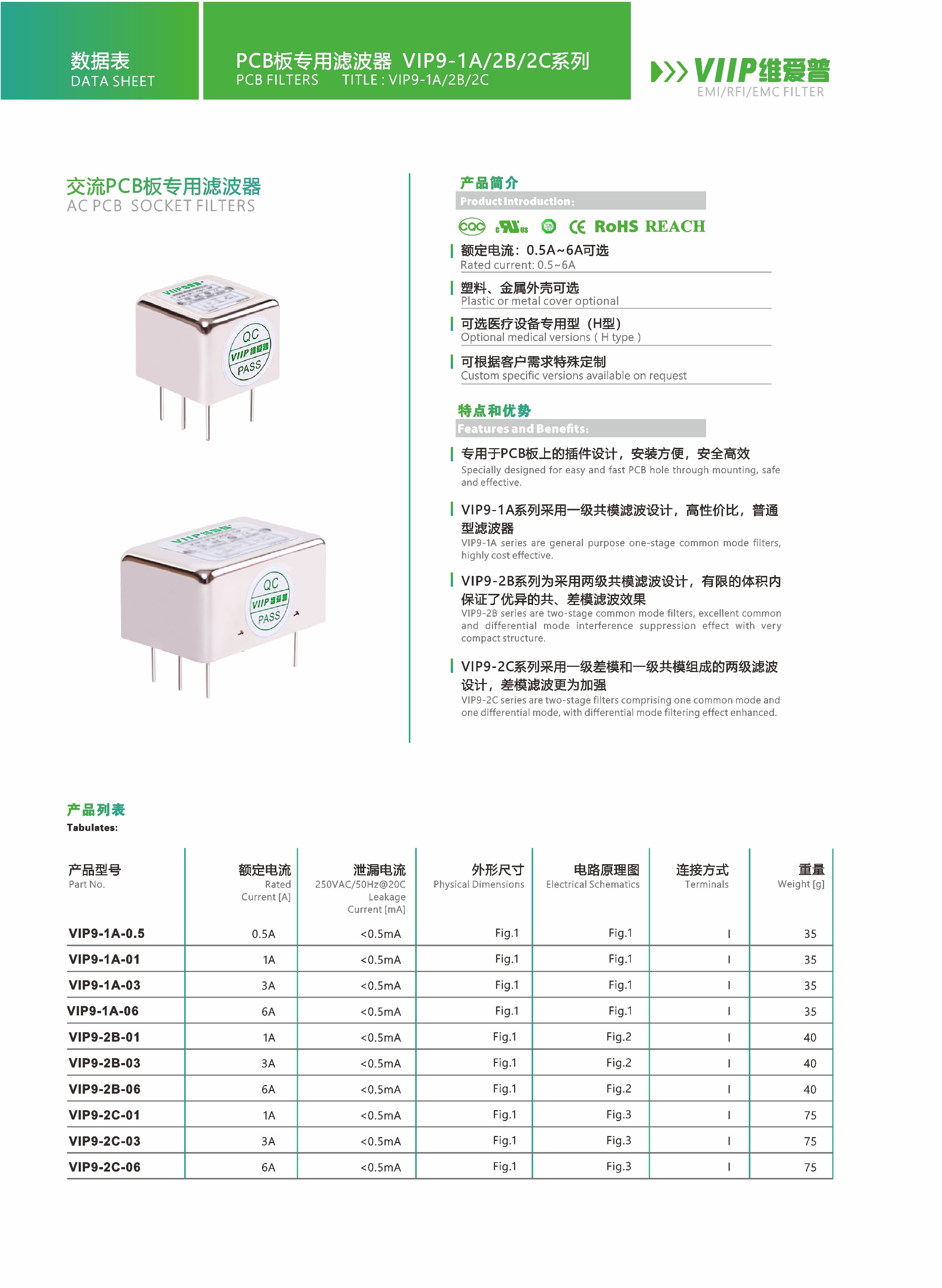 Low Pass 60-90dB DC Emi Filter PCB For Controller Exchange Board