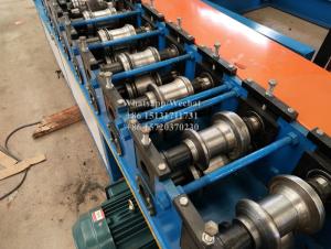 China Steel Aluminium Shutter Door Roll Forming Machine With Hydraulic Cutting Device wholesale