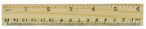 China Personalized Wooden Ruler Painters Accessories 15cm 30cm School Stationery wholesale