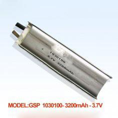 China High capacity Li-Polymer battery 1030100 3200mAh 3.7V wholesale