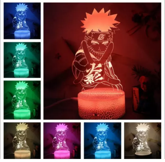 Changeable 188mm 3D Led Illusion Lamp Acrylic 3d Illusion Night Light