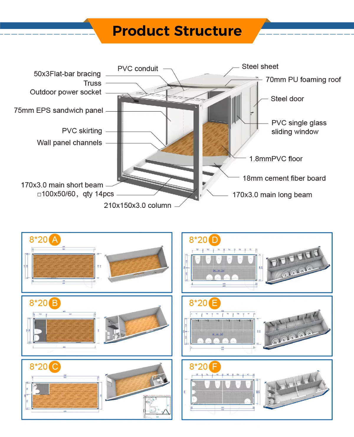 Customized 20FT/40FT Hotel Prefab Modern House Flat Pack Container Villa for Hotel Accommodation Solutions