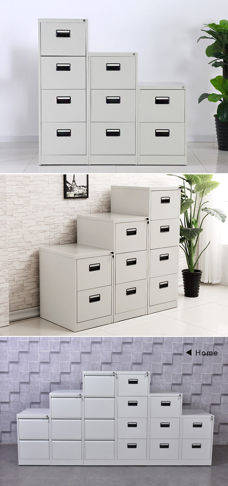 Office Furniture Steel Storage Cabinet 4 Drawer File Cabinet
