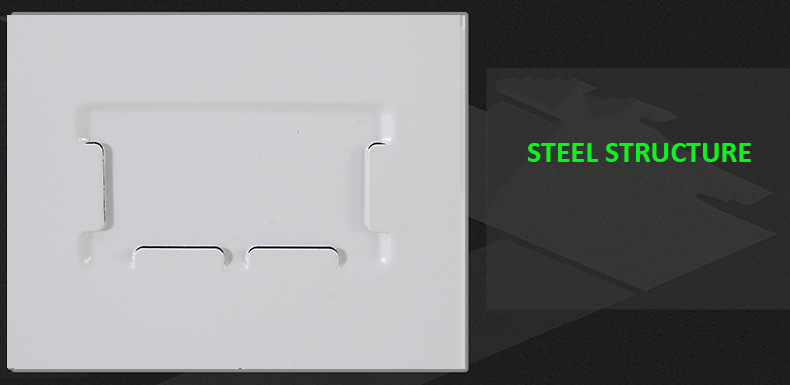 Streamline Office Data Management with this Metal Filing Cabinet and Storage Rack