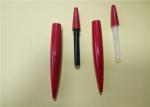 Waterproof Liquid Eyeliner Pen , Red ABS Material Long Lasting Eyeliner