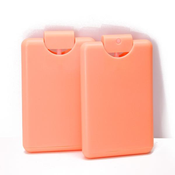Quality Odm 15ml 20ml Credit Card Perfume Bottle For Hand Sanitizer Spray for sale