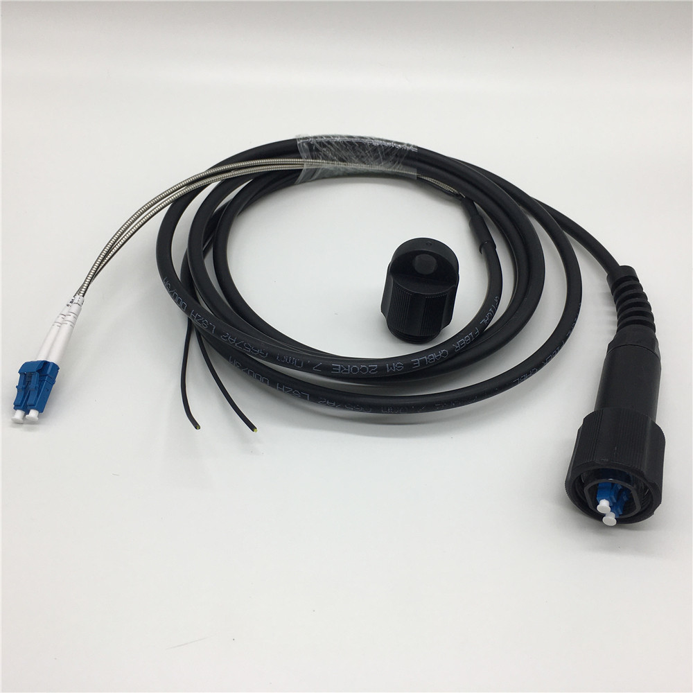 Ftta 2Fo DLC- PDLC Outdoor Tactical Armored PDLC Fiber Optic Patch Cord CPRI Cable Assembly