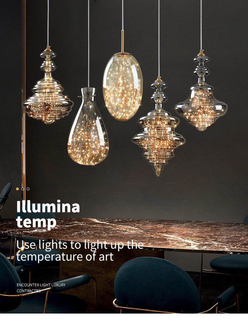 Nordic Full Copper Lamp Luxury Post-modern Crystal Chandelier(WH-AP-554)