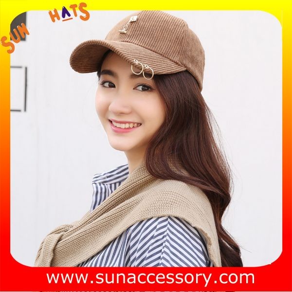 QF17004 Sun Accessory customized fashion baseball caps for ladies ,caps in stock MOQ only 3 pcs