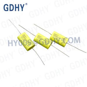 China 104nF Axial Audio Film Capacitor Metallized Polypropylene 630VDC CBB20 wholesale