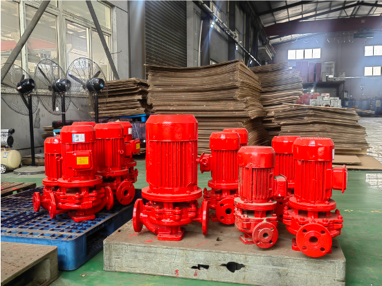 Vertical Electric Fire Fighting Centrifugal Water Pumps Customized For Building And Hotel