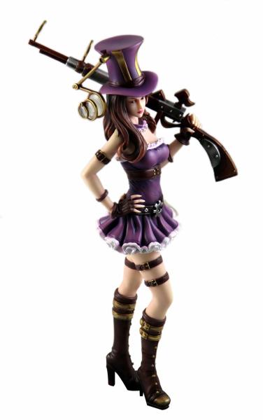 Wholesale PVC game dolls toy League of Legends LOL 10"Caitlyn Action Figure