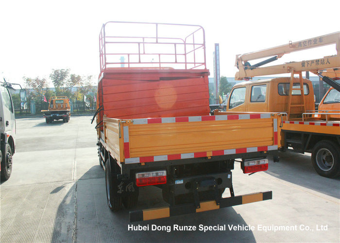 Dongfeng 8-10M Man Lift Boom Truck For High Operation LHD / RHD EURO 3
