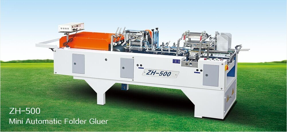 Automatic Large Straight Line Box Folder Gluer, Straight Line Box Folding + Gluing, common box